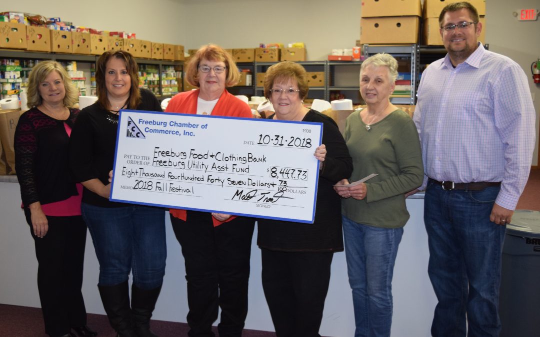 Freeburg Chamber Donates to Local Charities