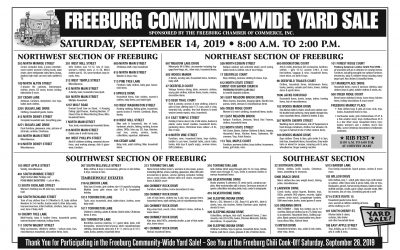 Community Yard Sale List